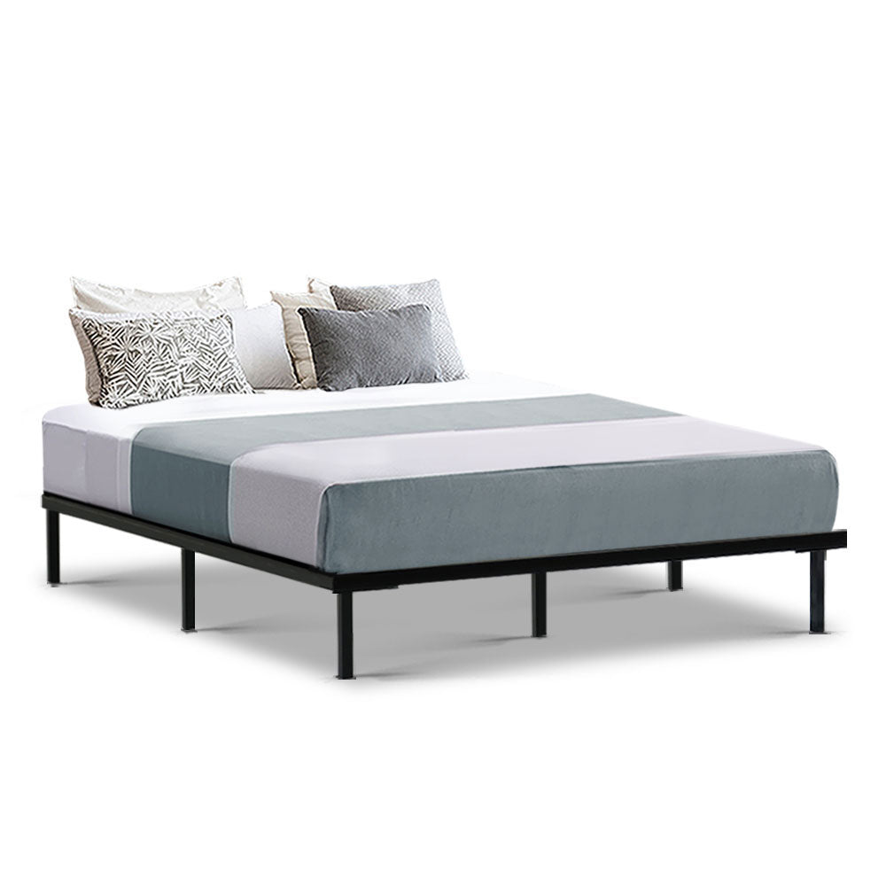 Beds & Bed Frames: Artiss Bed Frame Queen Size Metal Bed Frame TED