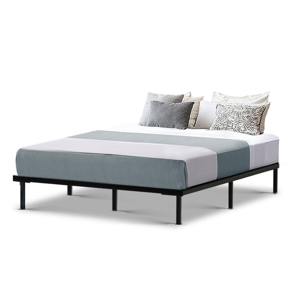 Beds & Bed Frames: Artiss Bed Frame Queen Size Metal Bed Frame TED