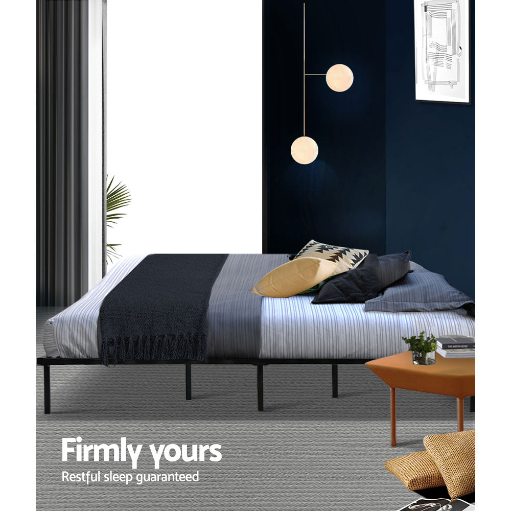 Beds & Bed Frames: Artiss Bed Frame Queen Size Metal Bed Frame TED