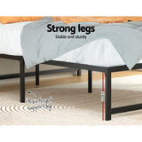 Artiss Bed Frame Double Size Metal Bed Frame TINO