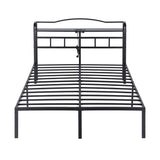 Artiss Bed Frame Double Size with Charging Station WAVE