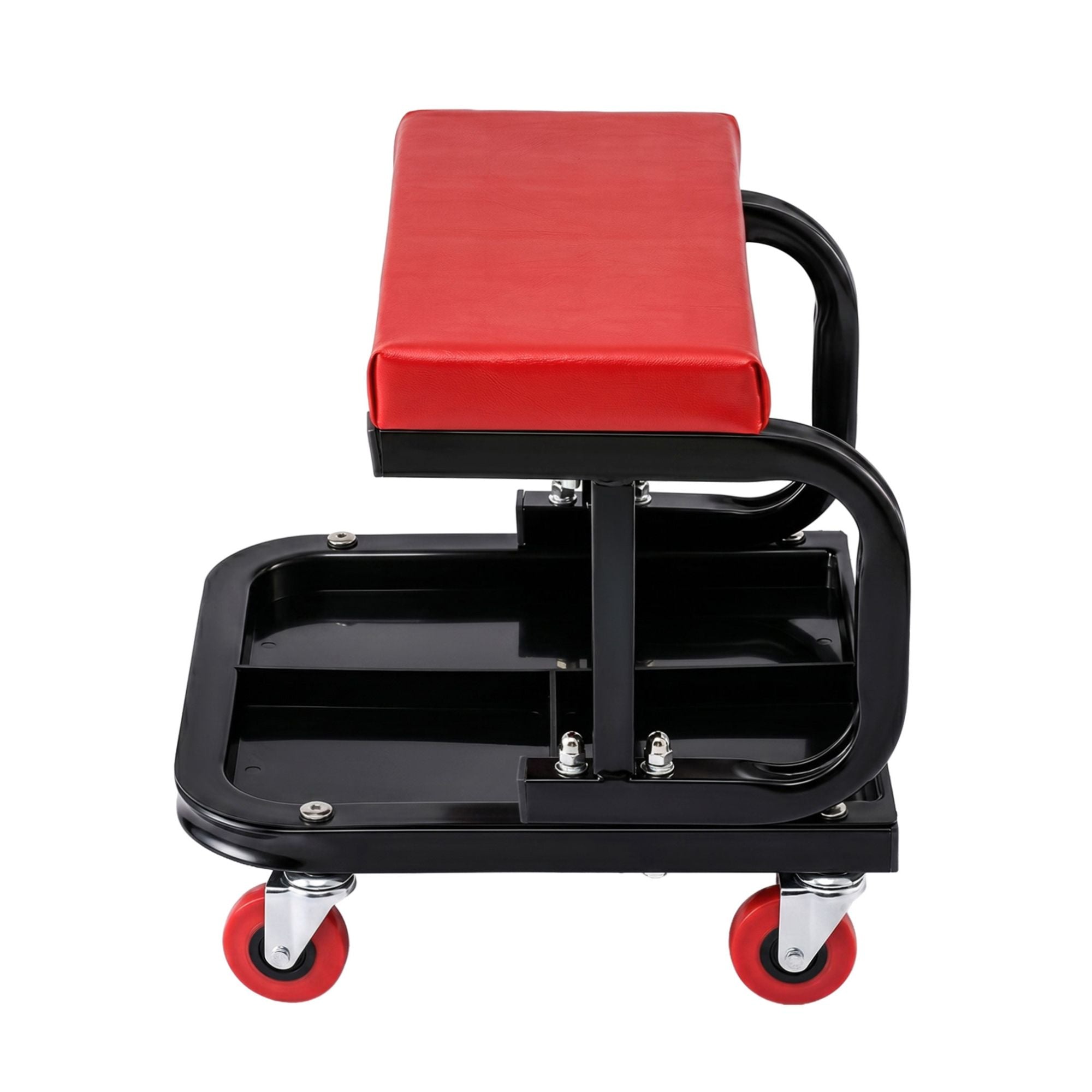 Giantz Creeper Seat Rolling Mechanic Stool with Tool Tray Heavy Duty 36x36cm