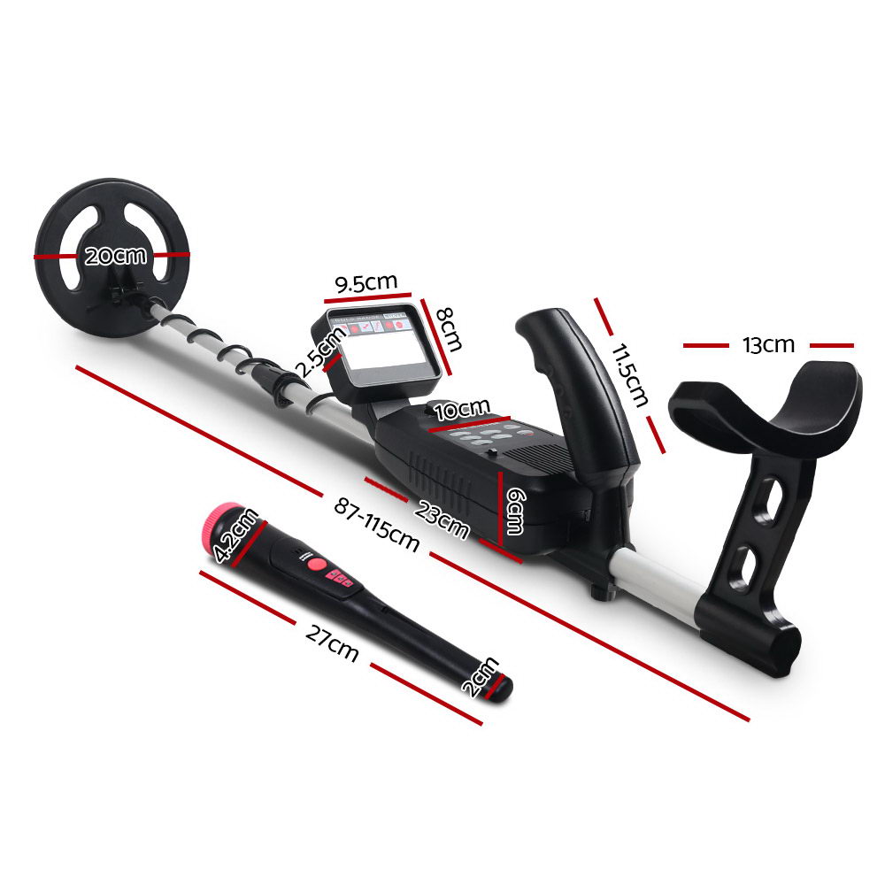 Metal Detectors: Metal Detector 180MM Deep Sensitive Waterproof Pinpointer Treasure Hunter