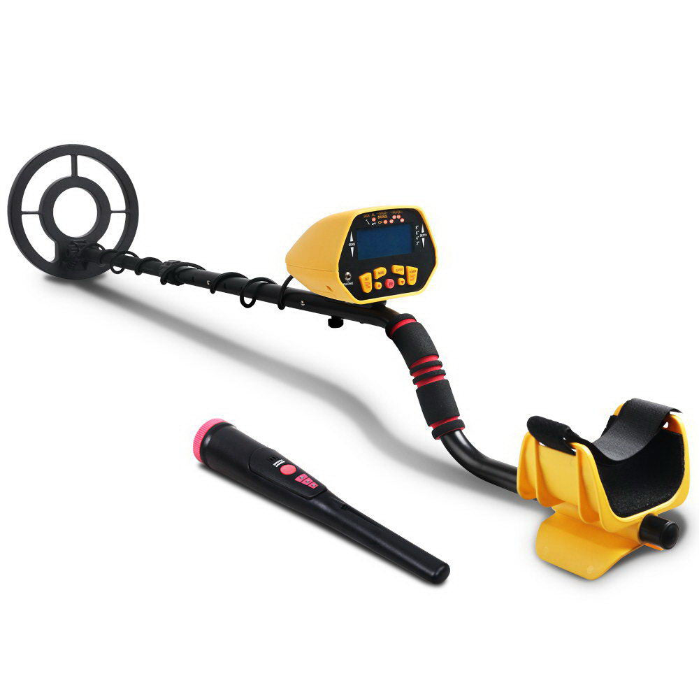 Metal Detectors: Metal Detector 180MM Deep Sensitive Waterproof Pinpointer Treasure Hunter Yellow