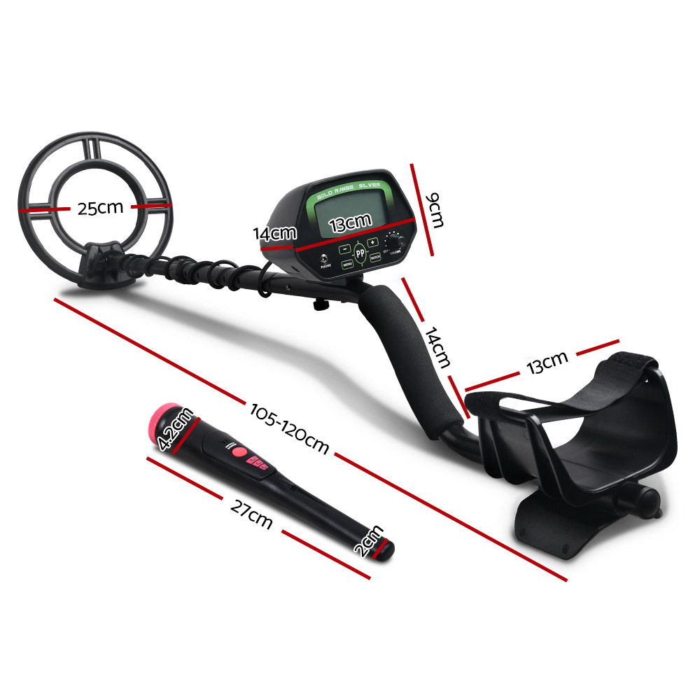 Metal Detectors: Metal Detector 220MM Deep Sensitive Waterproof Pinpointer Treasure Hunter