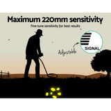 Outdoor Play Equipment: Metal Detector 220MM Deep Sensitive Waterproof Pinpointer Treasure Hunter Shovel