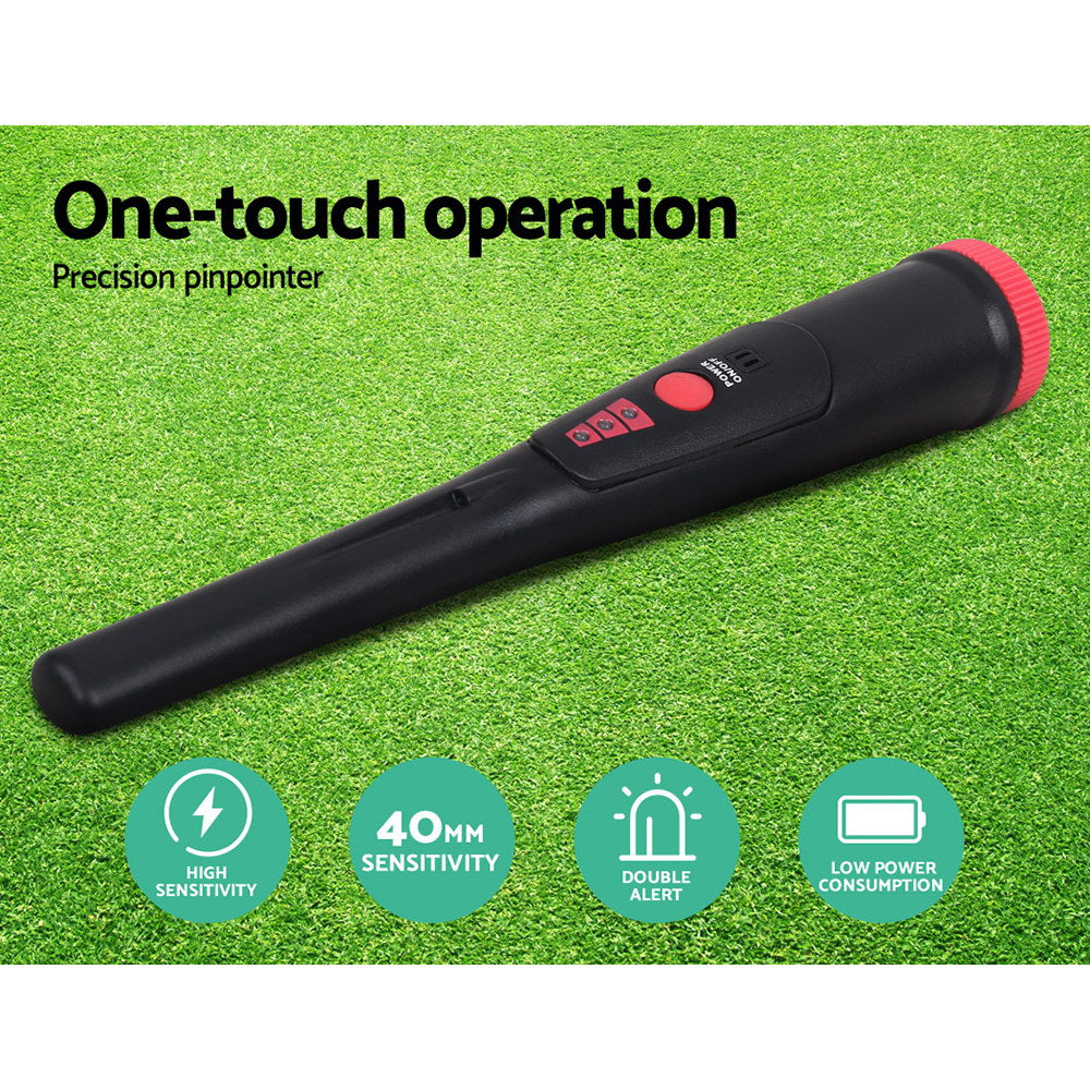Outdoor Play Equipment: Metal Detector 220MM Deep Sensitive Waterproof Pinpointer Treasure Hunter Shovel