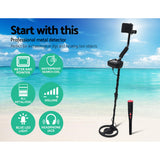 Metal Detectors: Metal Detector 160MM Deep Sensitive Waterproof Pinpointer Treasure Hunter