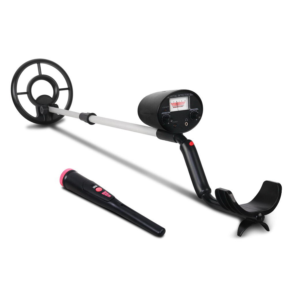 Metal Detectors: Metal Detector 180MM Deep Sensitive Waterproof Pinpointer Treasure Hunter Black