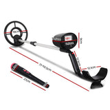 Metal Detectors: Metal Detector 180MM Deep Sensitive Waterproof Pinpointer Treasure Hunter Black