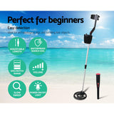 Metal Detectors: Metal Detector 180MM Deep Sensitive Waterproof Pinpointer Treasure Hunter Black