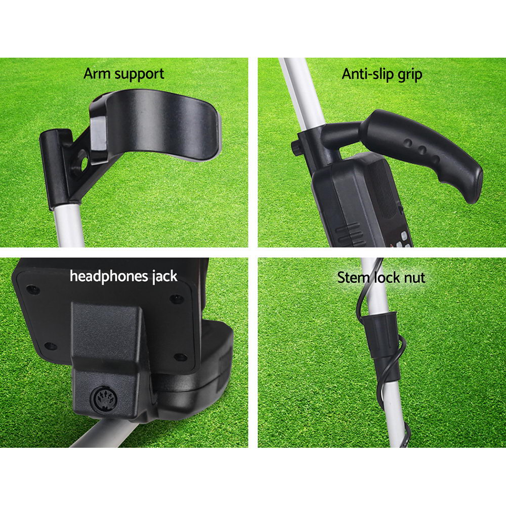 Metal Detectors: Metal Detector 180MM Deep Sensitive Waterproof Treasure Hunter Gold Digger