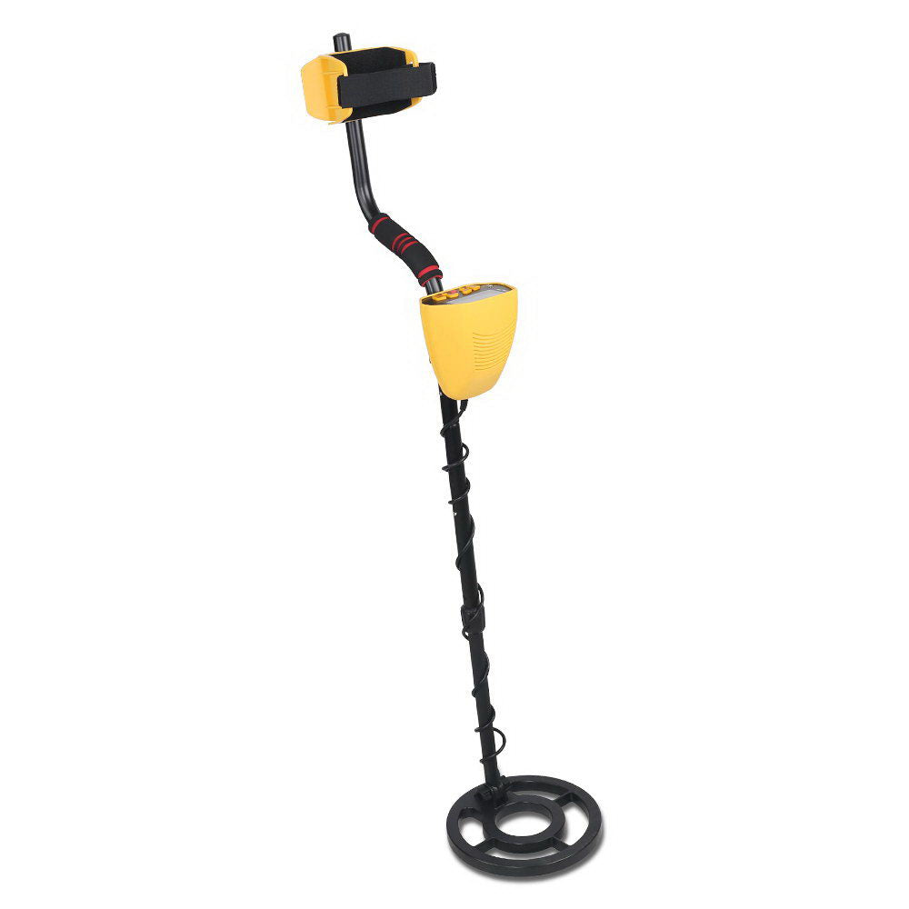 Metal Detectors: Metal Detector 180MM Deep Sensitive Waterproof Treasure Hunter Gold Digger Yellow