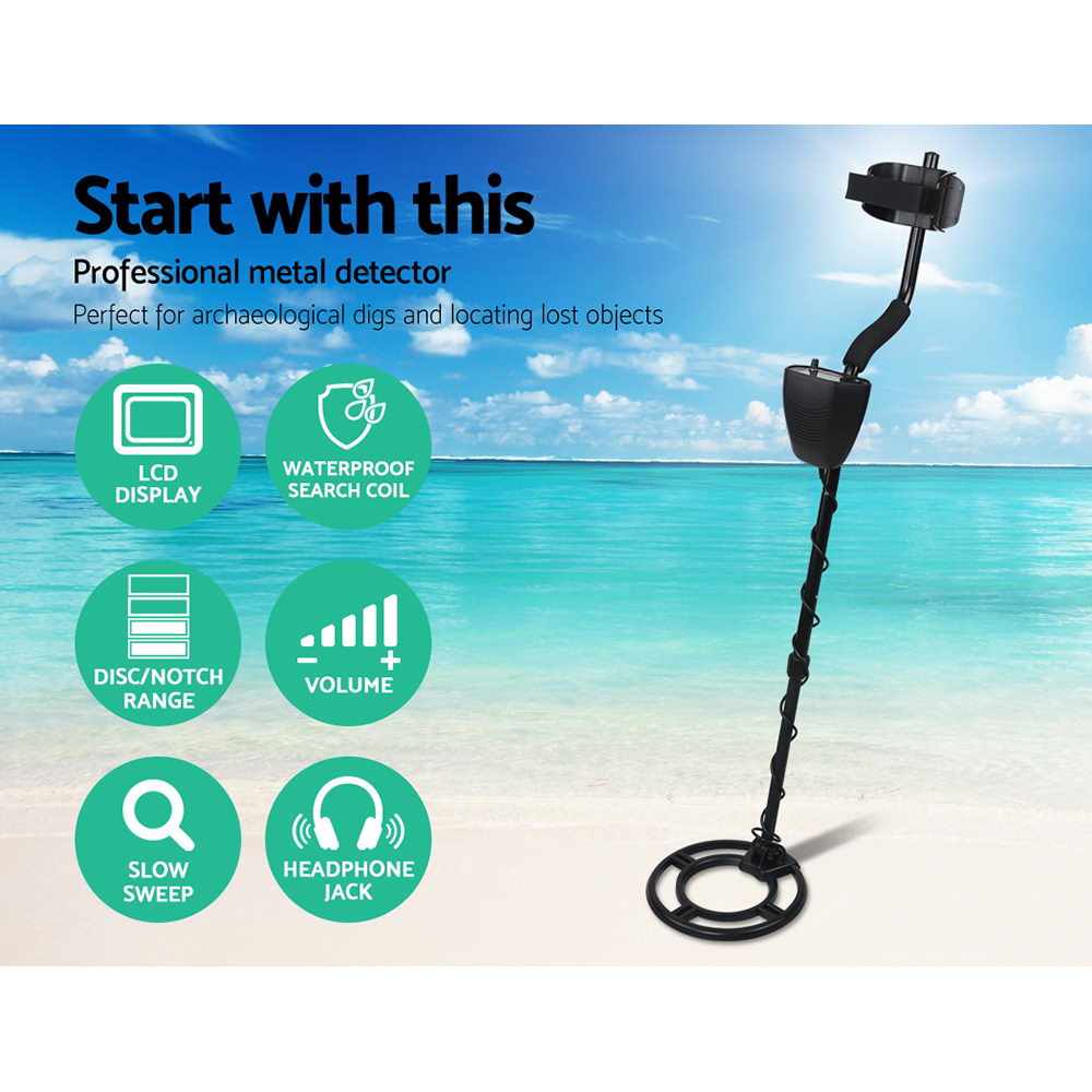Metal Detectors: Metal Detector 220MM Deep Sensitive Waterproof Treasure Hunter Gold Digger