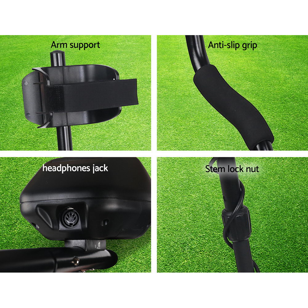Metal Detectors: Metal Detector 220MM Deep Sensitive Waterproof Treasure Hunter Gold Digger