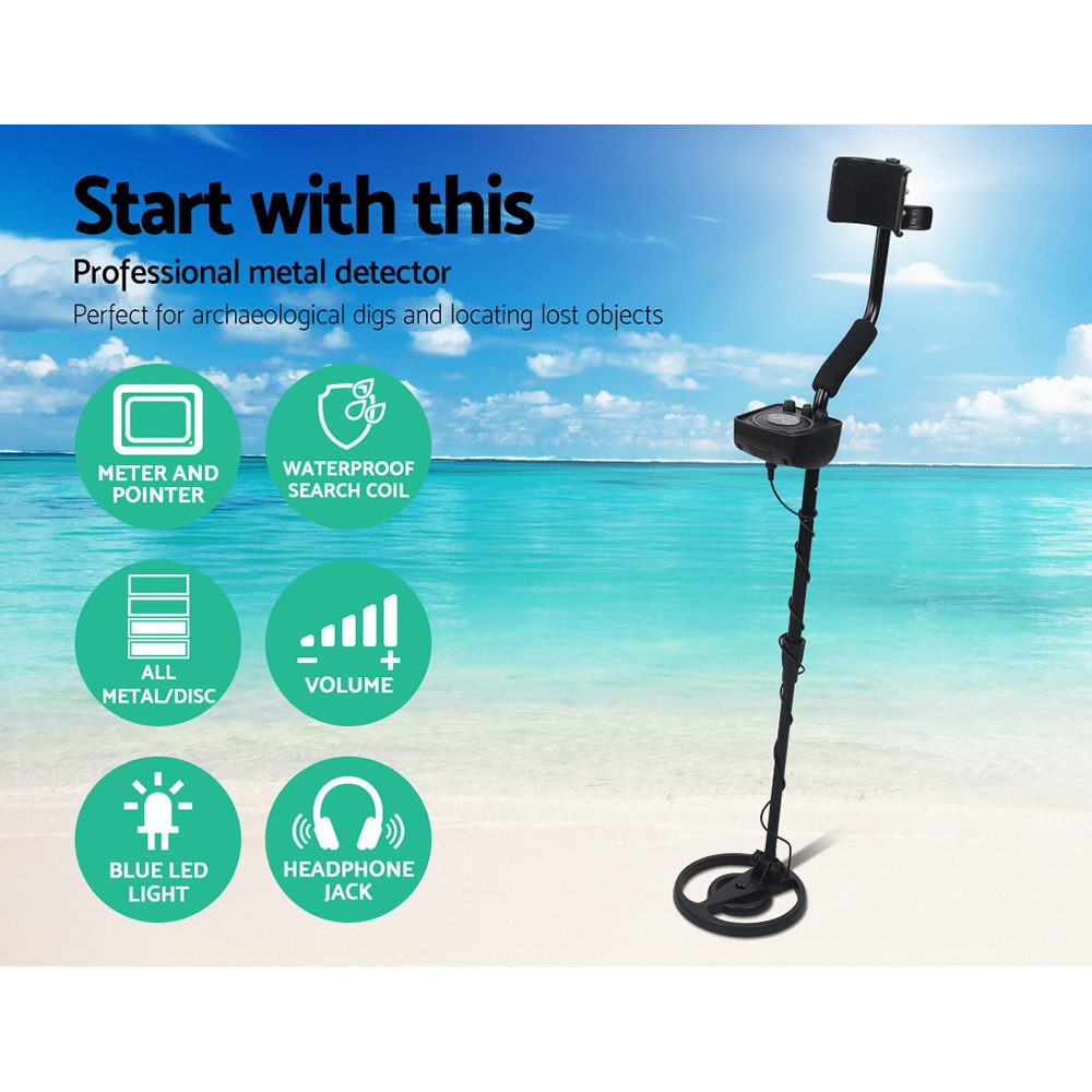 Metal Detectors: Metal Detector 160MM Deep Sensitive Waterproof Treasure Hunter Gold Digger