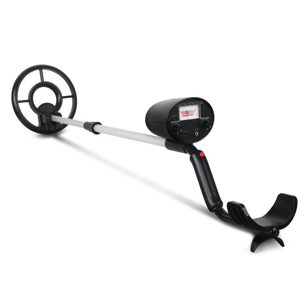 Metal Detectors: Metal Detector 180MM Deep Sensitive Waterproof Treasure Hunter Gold Digger Black