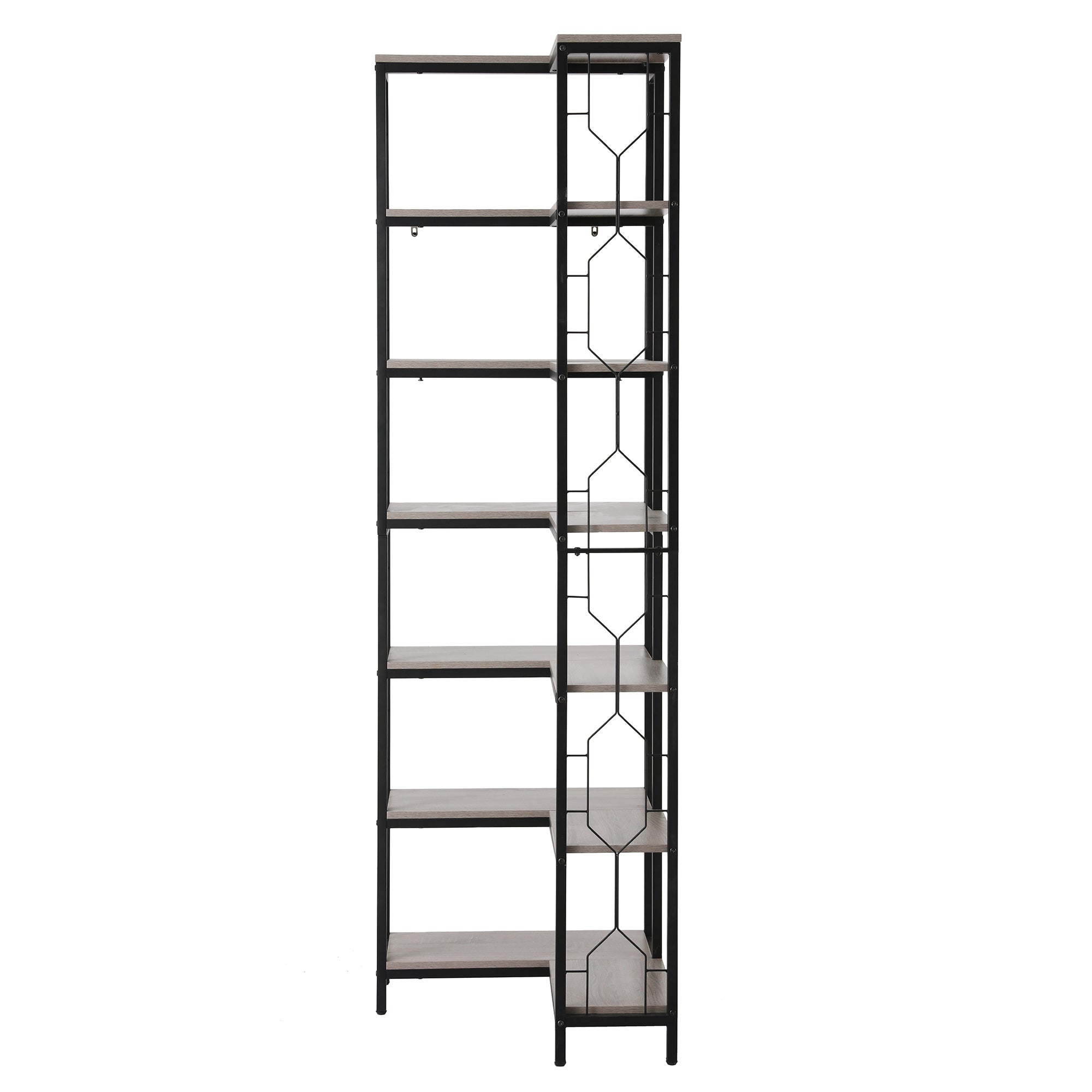 Artiss 6 Tiers Bookshelf Corner Shelf Bookcase Display Shelves Oak