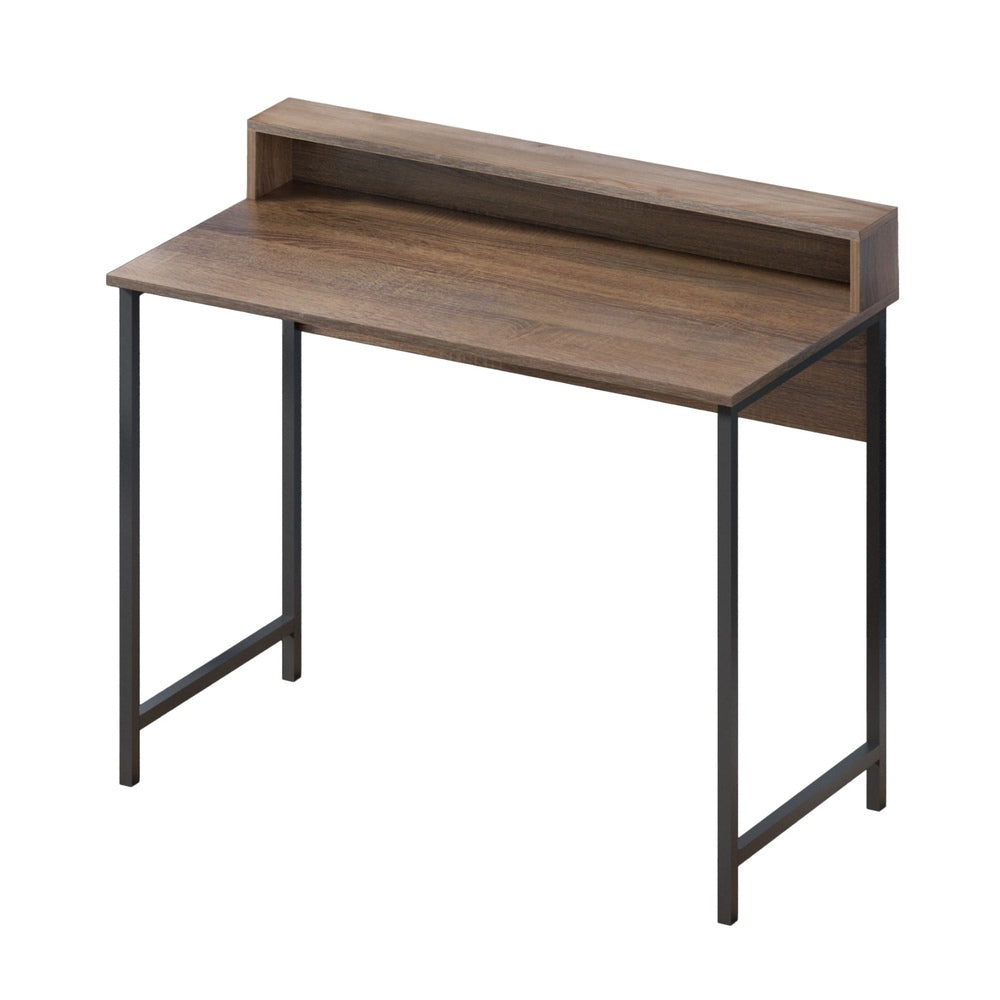 Desks: Artiss Computer Desk Shelf Oak 100CM