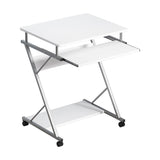 Artiss Computer Desk Keyboard Tray Shelf White 60CM