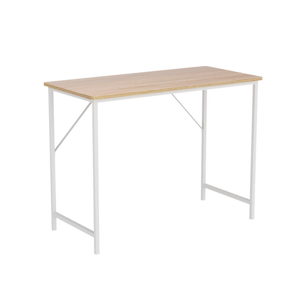 Desks: Artiss Computer Desk Oak 100CM