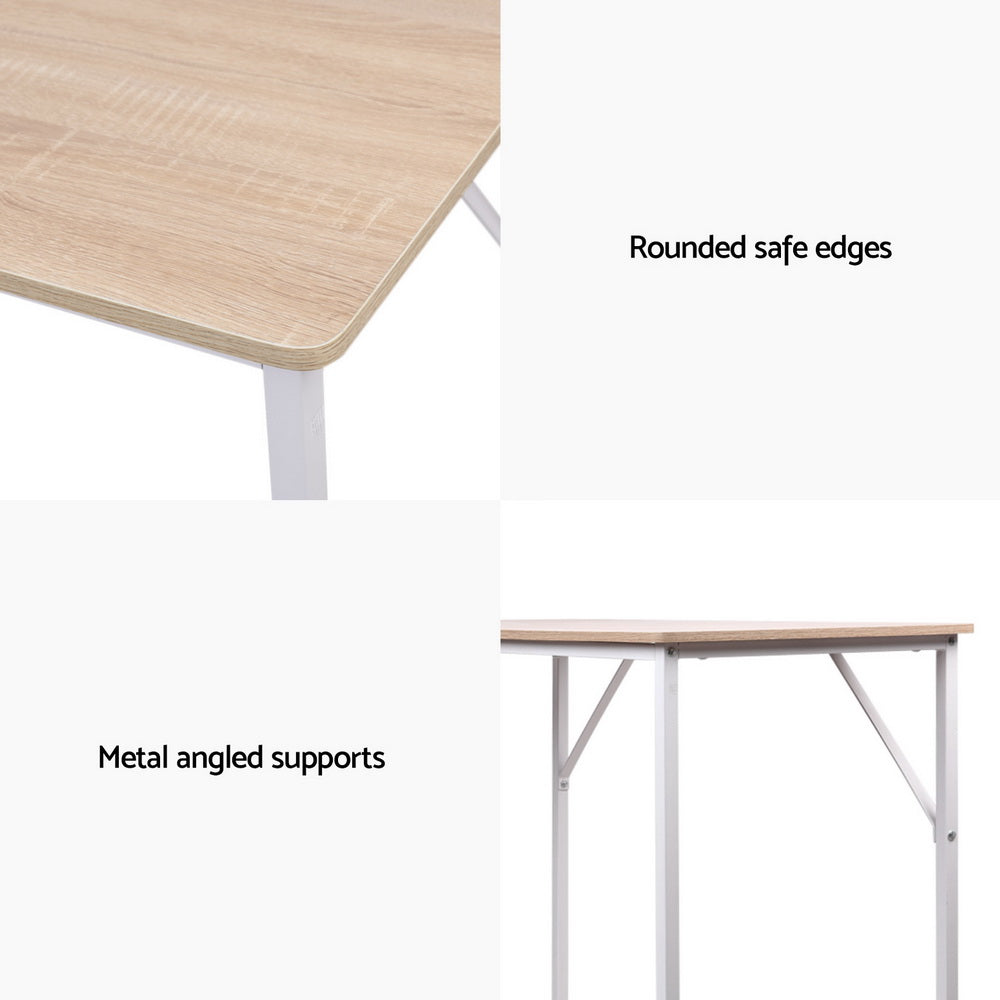 Desks: Artiss Computer Desk Oak 100CM