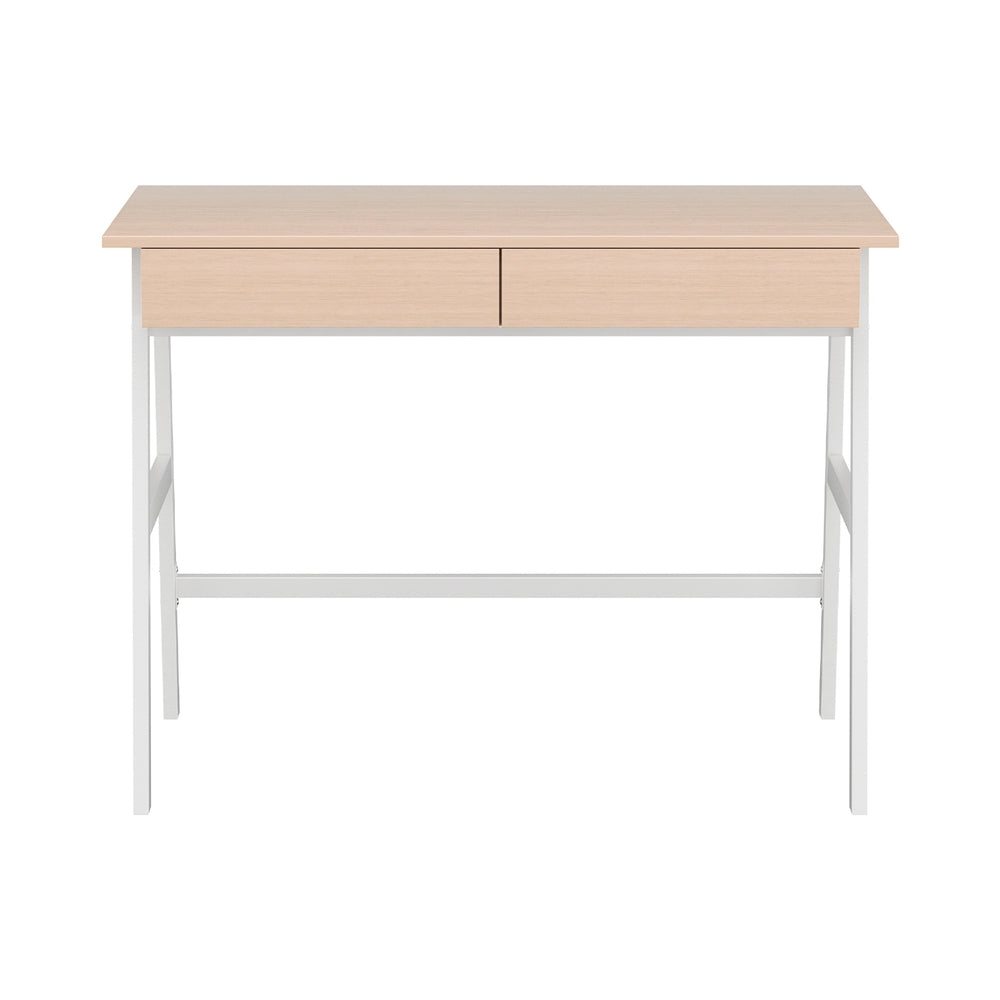 Desks: Artiss Computer Desk Drawer Cabinet Oak 100CM