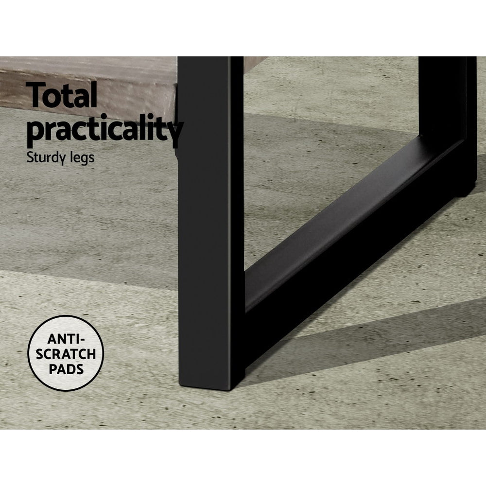 Bookcases & Shelves: Artiss Bookshelf 5 Tiers - NOE Black and Oak