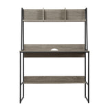 Artiss Computer Desk Bookshelf Storage Grey 100CM
