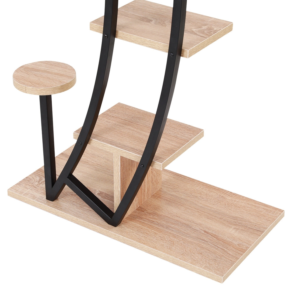 Bookcases & Shelves: Artiss Plant Stand 6 Tier Ladder Corner Shelf
