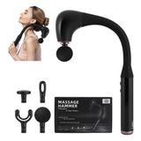 Massagers: Everfit Massage Gun U-shaped Extended Handle Percussion Massager 4 Heads