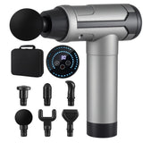 Massagers: Everfit Massage Gun 30 Speed 6 Heads Vibration Muscle Massager Chargeable Black