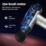 Massagers: Everfit Massage Gun 30 Speed 6 Heads Vibration Muscle Massager Chargeable Black