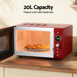 Microwave Ovens: Devanti 20L Microwave Oven 700W Red