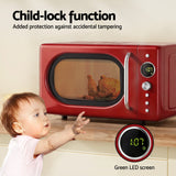 Microwave Ovens: Devanti 20L Microwave Oven 700W Red