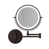 Makeup Mirrors: Embellir Extendable Makeup Mirror 10X Magnifying Double-Sided Bathroom Brown