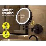 Makeup Mirrors: Embellir Extendable Makeup Mirror 10X Magnifying Double-Sided Bathroom Brown