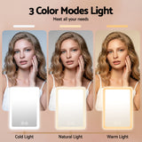Makeup Mirrors: Embellir Portable Travel Makeup Mirror Rechargeable Makeup Mirror with Lights 10x Magnifier White