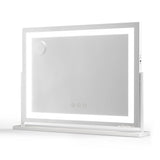Makeup Mirrors: Embellir Makeup Mirror 80x58cm 360～ Rotatable Vanity Mirror with Lights Bright Light Strip Adjustable