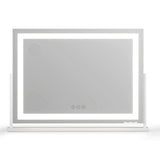 Makeup Mirrors: Embellir Makeup Mirror 80x58cm 360～ Rotatable Vanity Mirror with Lights Bright Light Strip Adjustable
