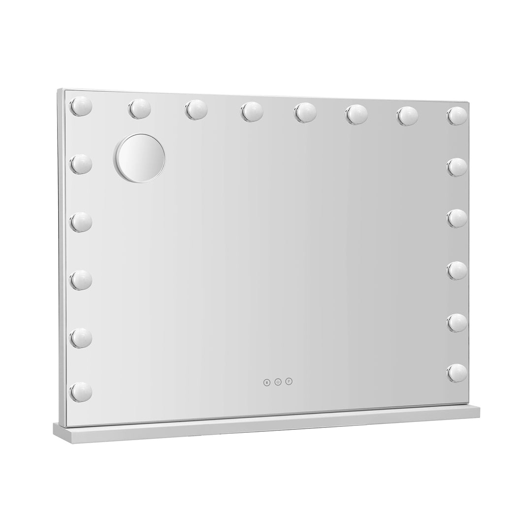 Mirrors: Embellir Makeup Mirror 80x58cm Hollywood Vanity with LED Light Tabletop Wall