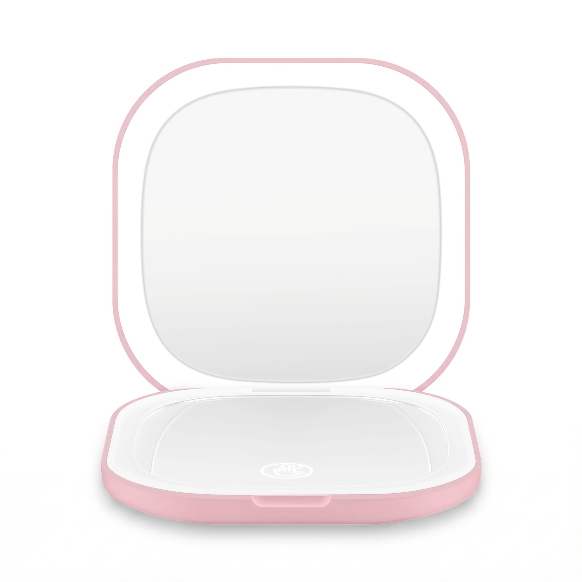 Makeup Mirrors: Embellir LED Compact Mirror Lighted Travel Makeup Mirror Pocket-Sized 1x 10x Magnification Square Pink