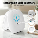 Makeup Mirrors: Embellir LED Compact Mirror Lighted Travel Makeup Mirror Pocket-Sized 1x 10x Magnification Square White