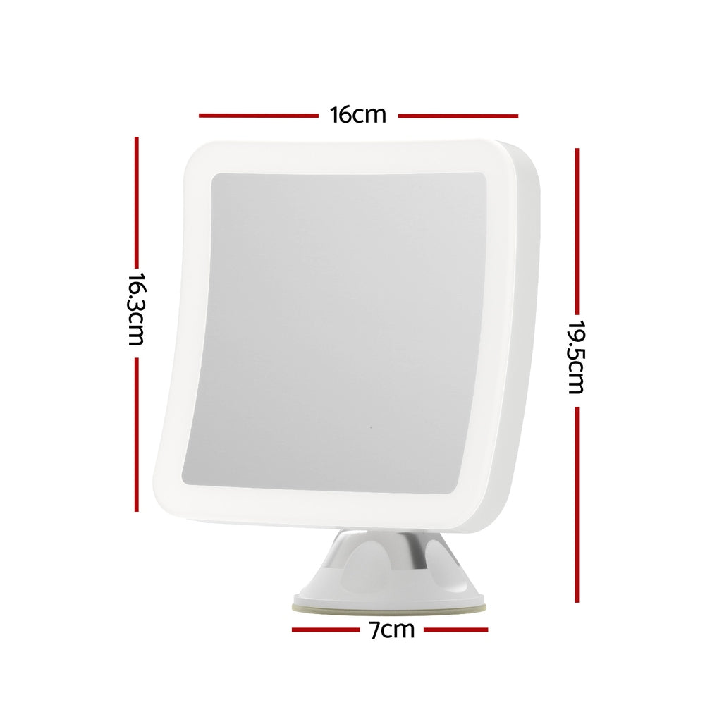 Makeup Mirrors: Embellir Makeup Mirror 10X Magnification LED Light Adjustable Rotation Cordless Suction Cup