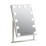 Makeup Mirrors: Embellir Makeup Mirror 30x41cm Hollywood Vanity with LED Light Rotation Tabletop