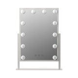Makeup Mirrors: Embellir Makeup Mirror 30x41cm Hollywood Vanity with LED Light Rotation Tabletop