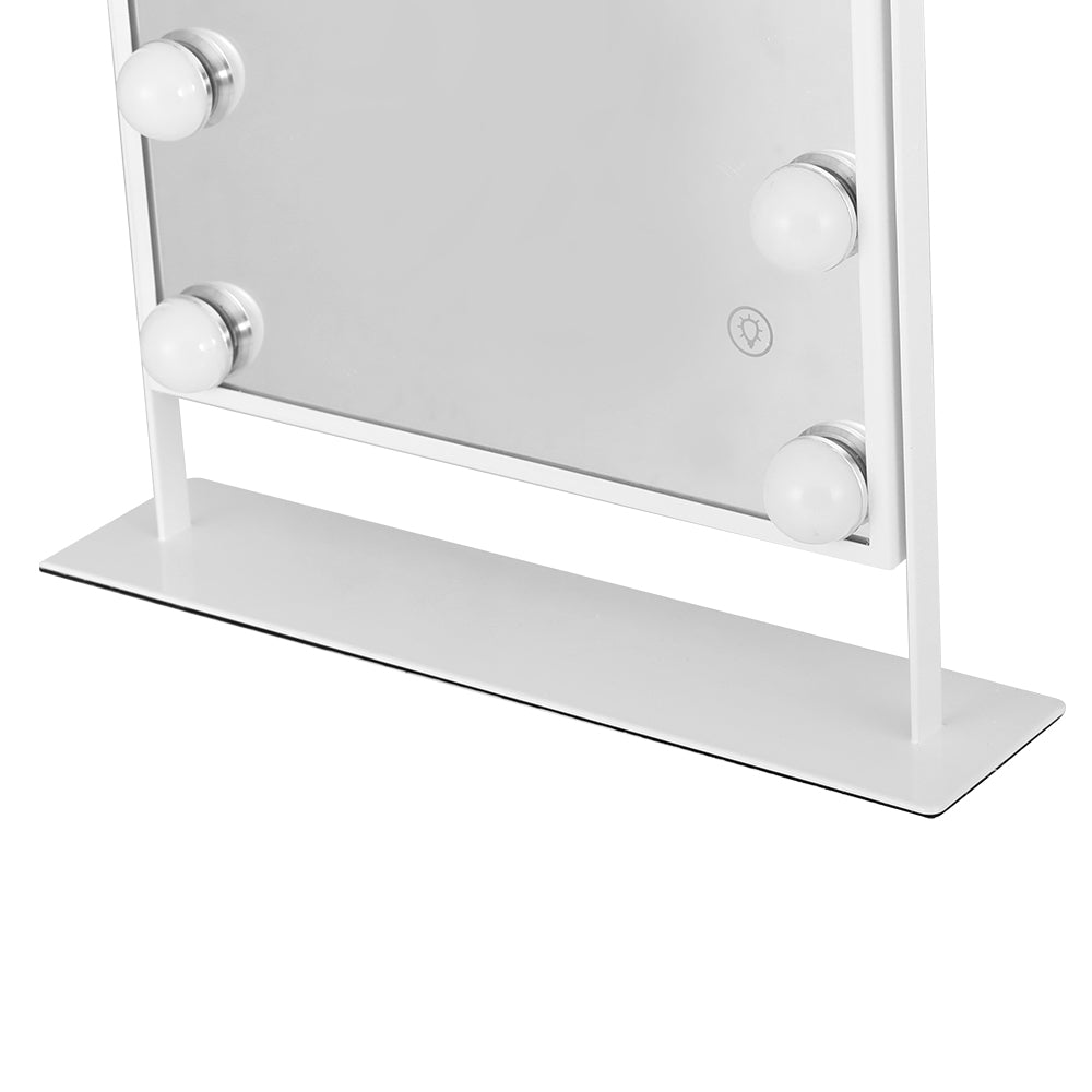 Mirrors: Embellir Bluetooth Makeup Mirror 30x40cm Hollywood Vanity with LED Light White