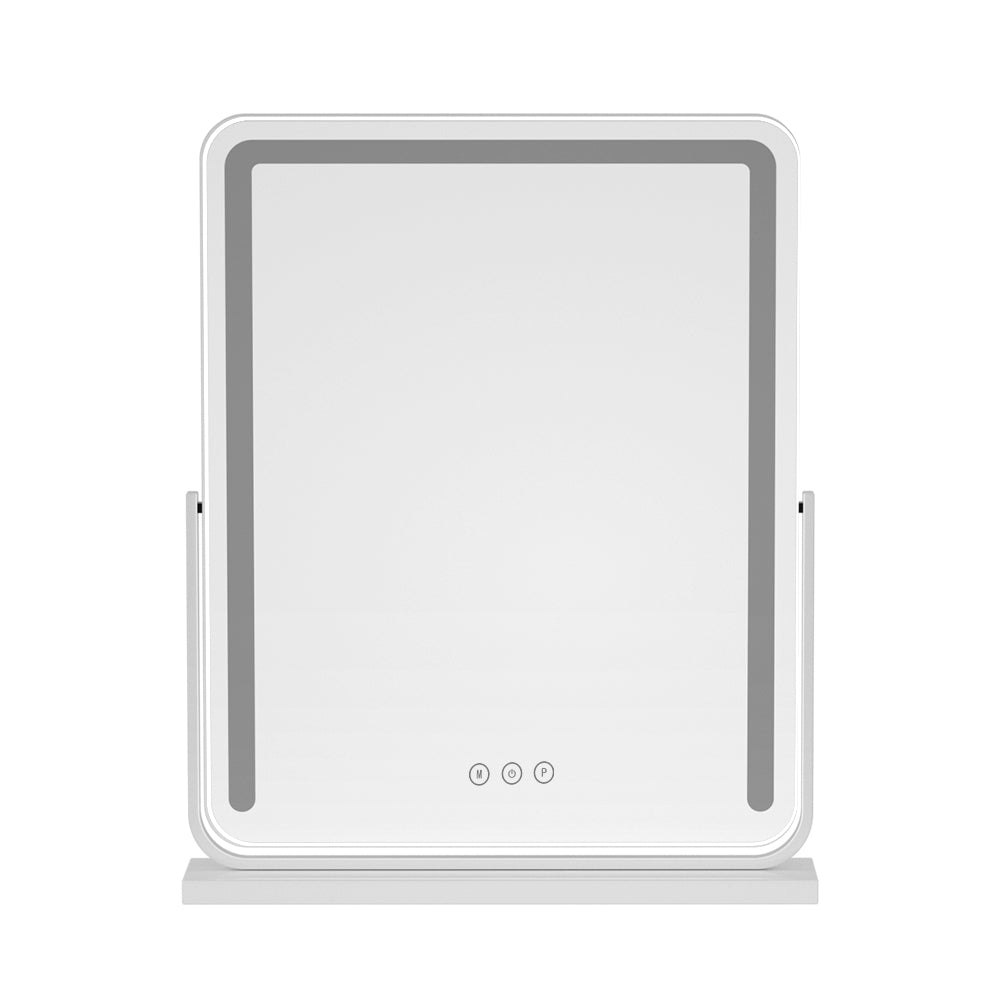 Mirrors: Embellir Makeup Mirror 40x50cm Hollywood Vanity with LED Light Strip Rotation