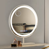 Mirrors: Embellir Makeup Mirror 40x40cm Hollywood Vanity with LED Light Tabletop Round