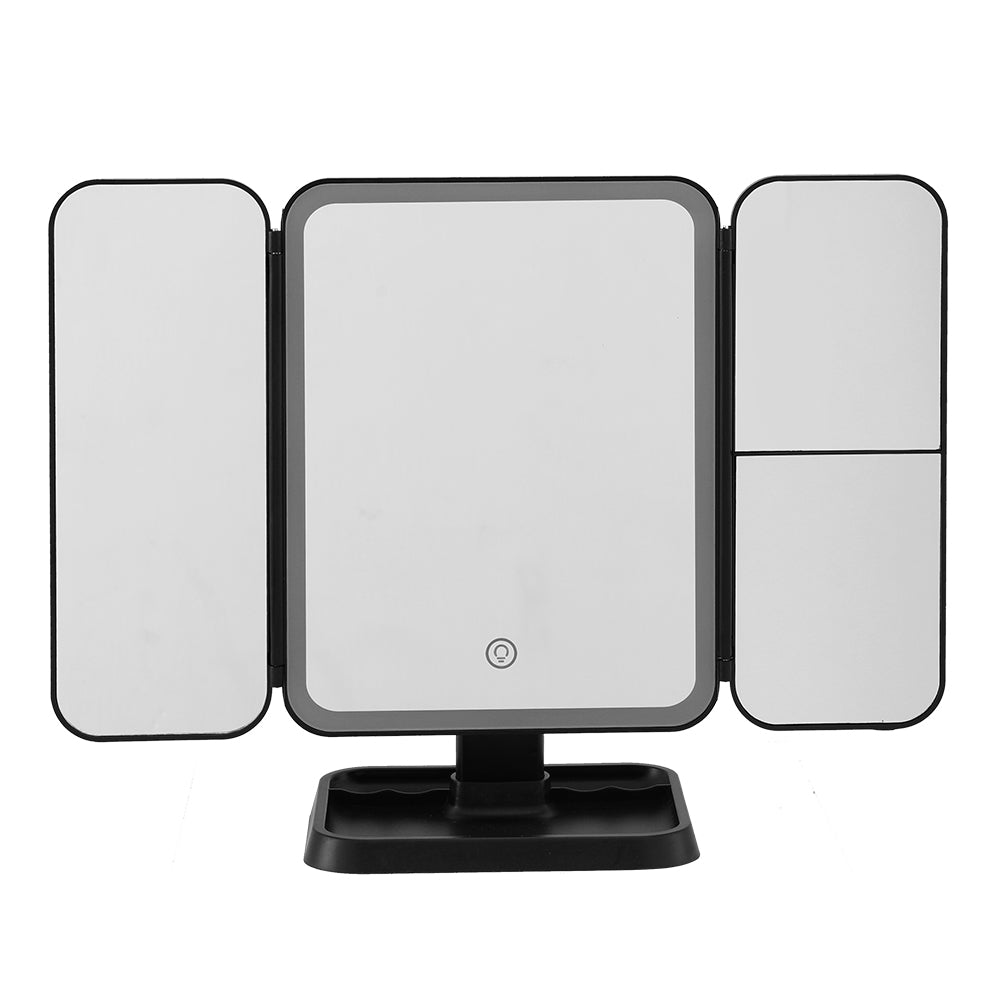 Makeup Mirrors: Embellir LED Makeup Mirror Tri-fold Lighted Vanity Mirrors 1X2X3X Magnifications